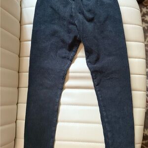 Hanna Andersson Black Corduroy Pants Classic Style